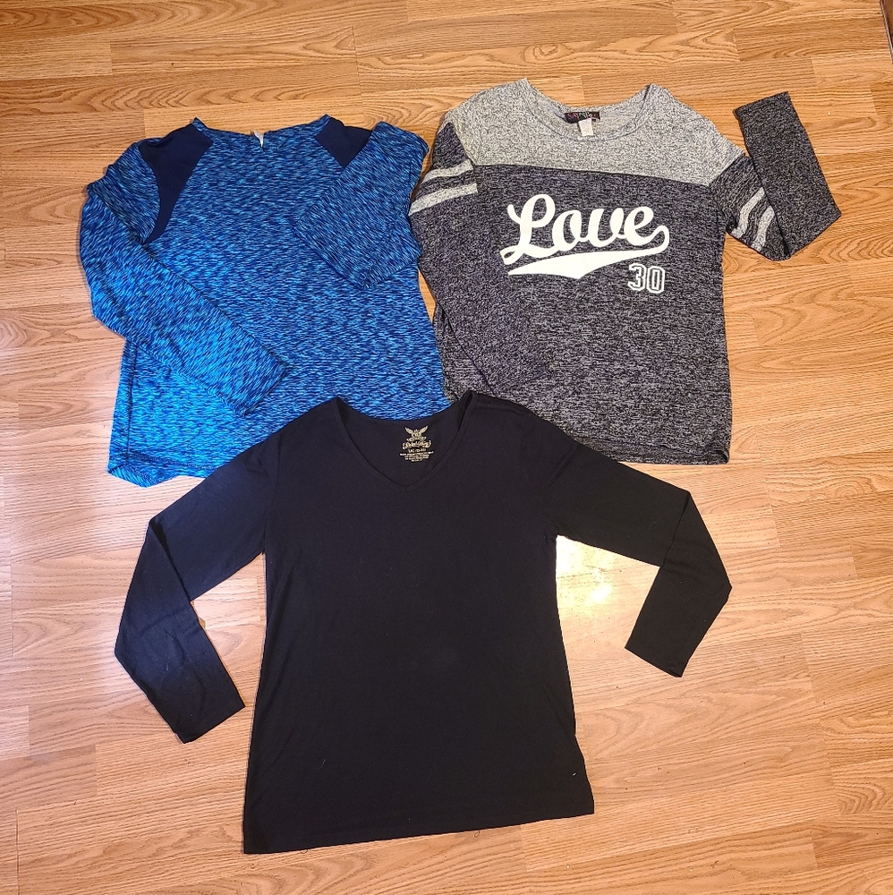 Bundle of long sleeve shirts